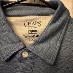 Chaps Men's Polo in Classic Blue